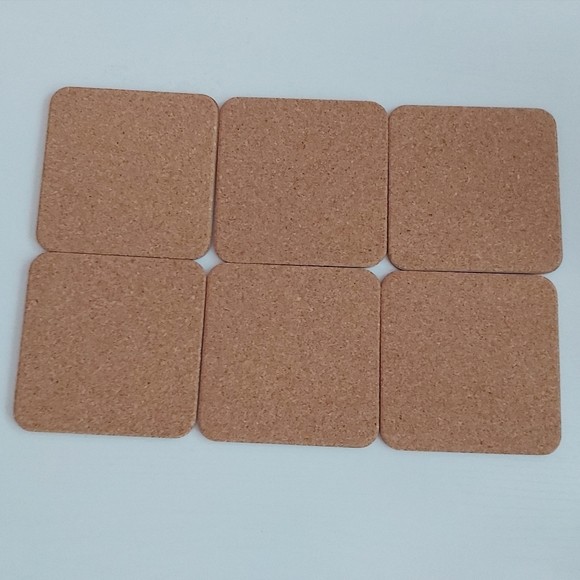 Jack Daniels set of 6 coasters cork bottom with the box - Picture 3 of 11